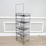 18X13X58" Beverage Rack Wire Shelf 4 level Magazine Newspaper Stand Soda 11490-NEW