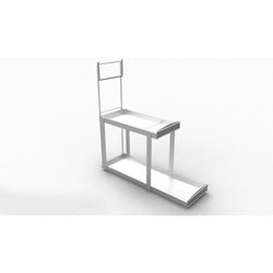 FixtureDisplays? 7 X 21.6 X 24 Two-tiered Metal Retail Coutertop Beverage Display Rack 11505