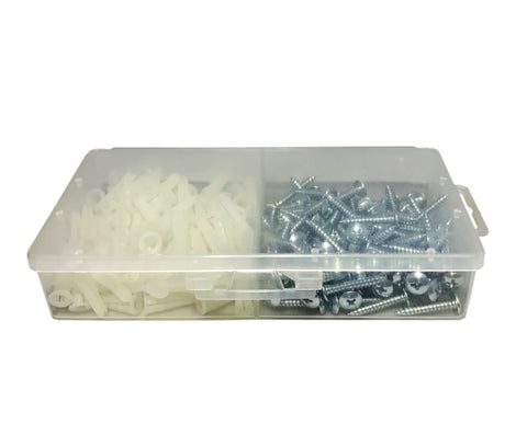 Drywall Anchor and 1 Screw Set in Plastic Box 1152
