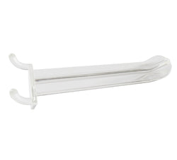Fixture Hook, Pegwall Hook 4 Clear Plastic Set of 50 pcs 11533