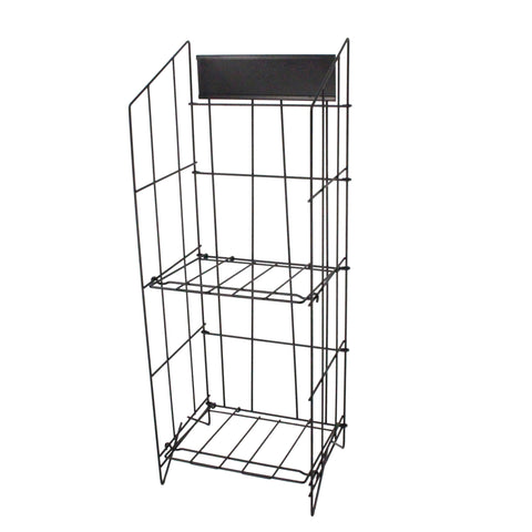 Display, Bulk Newspaper Magazine Metal Wire Rack Catalog Stand 11562