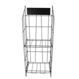 Display, Bulk Newspaper Magazine Metal Wire Rack Catalog Stand  11562