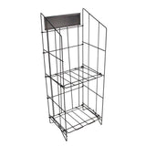 Display, Bulk Newspaper Magazine Metal Wire Rack Catalog Stand  11562