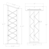 Truss Metal and Wood Podium 25X16X47 Tall Church Pulpit Lectern with Cup Holder 11566-NEW