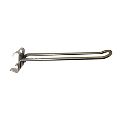 6 Gridwall Wire Hook Double Euro Safety Hook Zinc Plated Pack of 10 hooks 11583