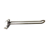 6 Gridwall Wire Hook Double Euro Safety Hook Zinc Plated Pack of 10 hooks 11583