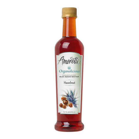 Amoretti Organolicious Organic Hazelnut Blue Agave Nectar 12.7 oz. WS-115AMHAZELNT