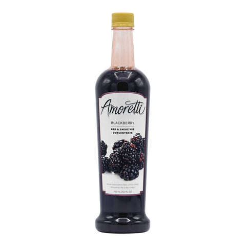 Amoretti Blackberry Bar and Smoothie Concentrate 25.4 fl. oz. WS-115AMMBLAKBY