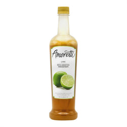 Amoretti Lime Bar and Smoothie Concentrate 25.4 fl. oz. WS-115AMMLIME