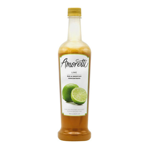 Amoretti Lime Bar and Smoothie Concentrate 25.4 fl. oz. WS-115AMMLIME