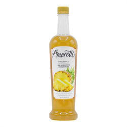 Amoretti Pineapple Bar and Smoothie Concentrate 25.4 fl. oz. WS-115AMMPINAPP