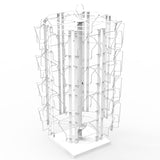 Adjustable Greeting Card Rack 4x6 7x5 Horizontal Vertical Post Card Display 11602-H-WHT