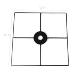 FixtureDisplays 12x12 Hub for Pockets up to 13.5 Size Pocket White 11604 WHITE