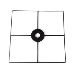 FixtureDisplays 12x12 Hub for Pockets up 13.5 Size Black 11604 BLACK