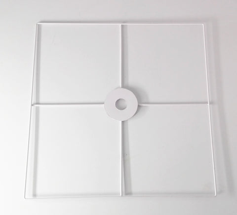 16x16 Hub for Pockets up to 17.2 Wide Pockets White