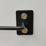 4.6-21"W 5.9-24" Tall Adjustable Display Rack WallMount Greeting Card Photo Art 11608-SINGLE-BLACK-NEW