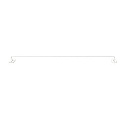 18W Wall Mount Bracket Accessories for Greeting Card Post Card Calendars Magazine Display Rack White bars Silver Pockets 11608-WHITE