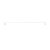 18W Wall Mount Bracket Accessories for Greeting Card Post Card Calendars Magazine Display Rack White bars Silver Pockets 11608-WHITE