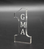 2.16W x 4.3H x 0.4D Number 1 GRANDMA Tabletop Gift 11617 GMA