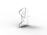 2.16W x 4.3H x 0.4D Number 1 GRANDMA Tabletop Gift 11617 GMA