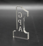 2.16W x 4.3H x 0.4D Number 1 GRANDPA Tabletop Gift 11617 GPA