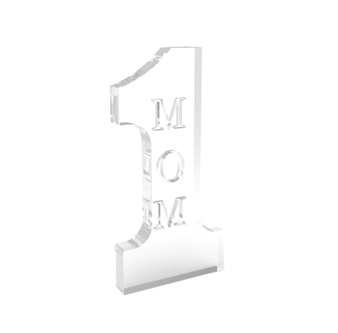 2.16W x 4.3H x 0.4D Number 1 MOM Tabletop Gift 11617