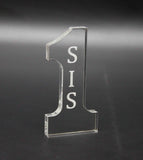 2.16W x 4.3H x 0.4D Number 1 SISTER Tabletop Gift 11617 SIS