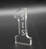 2.16W x 4.3H x 0.4D Number 1 SISTER Tabletop Gift 11617 SIS