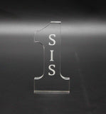 2.16W x 4.3H x 0.4D Number 1 SISTER Tabletop Gift 11617 SIS