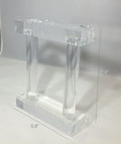 Black Acrylic Plexiglass Bracelet, Watch Jewelry Stand Display 11620 14