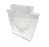 Clear Acrylic Plexiglass Necklace Jewelry Stand Display 11620 15