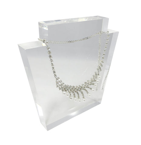 Clear Acrylic Plexiglass Necklace Jewelry Stand Display 11620 15