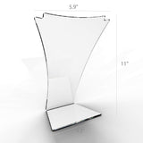 Clear Acrylic Plexiglass Necklace Jewelry Stand Countertop Display 11620 19