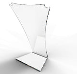 Clear Acrylic Plexiglass Necklace Jewelry Stand Countertop Display 11620 19