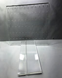 Clear Acrylic Plexiglass Ear Ring Jewelry Stand Countertop Display 11620 4A
