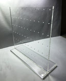 Clear Acrylic Plexiglass Ear Ring Jewelry Stand Countertop Display 11620 4A