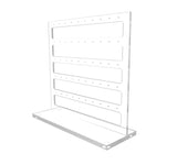 Clear Acrylic Plexiglass Earring Ring Stand Countertop Display 11620 4B