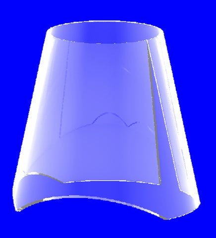 Clear Acrylic Plexiglass Necklace Jewelry Stand Countertop Display 11620 6A