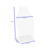 Clear Acrylic Plexiglass Necklace Jewelry Stand Countertop Display 11620 7B