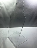Clear Acrylic Plexiglass Necklace Jewelry Stand Countertop Display 11620 7B