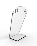 Clear Acrylic Plexiglass Necklace Jewelry Stand Countertop Display 11620 8A