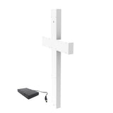 White Cross, Christian LIGHTED Church Sign white Plexiglass LED Light w/ AA