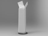 Frosted Acrylic 3 Sided Gridwall Display Rack 11680