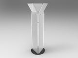 Frosted Acrylic 3 Sided Gridwall Display Rack 11680