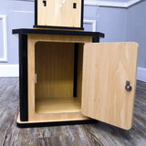 4-Sided Wood Floor Display Storage Holds 72-Pair Sunglass Readingglass 15x15x68"