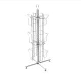 12 Vertical Pockets White Display, Greeting Post Card Christmas Holiday