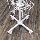 10 Tiered Greeting Card Rack for Floor, 40 Pockets, with Sign Clip, Rotating