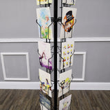 24 Pocket 5.5 Wide Pocket (Fits 5x7) Vertical Greeting Card Display