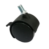 2 Threaded Stem Casters 10mm Stem Thread Diameter 9/16 (15mm) Stem Length 4PK