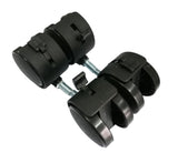 2 Threaded Stem Casters 10mm Stem Thread Diameter 9/16 (15mm) Stem Length 4PK